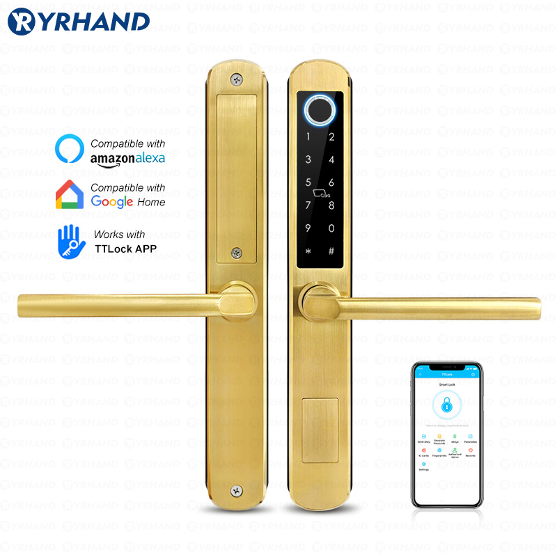 Smart Home Keyestudio - IP66 Altın Paslanmaz çelik Sürgülü Cam