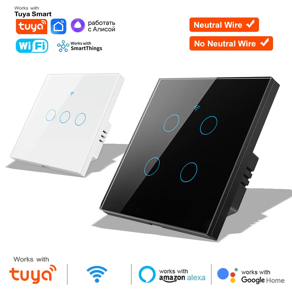 Smart Home Alexa - WiFi RF 433mhz Dokunmatik Duvar Lambası