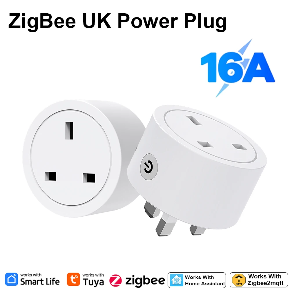 Smart Home Energy Monitor - Zigbee Akıllı Priz 16A İngiliz Prizi