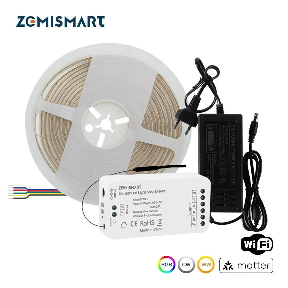 Alexa Compatible Bulb - Zemismart COB Led Şerit Işık RGBCW