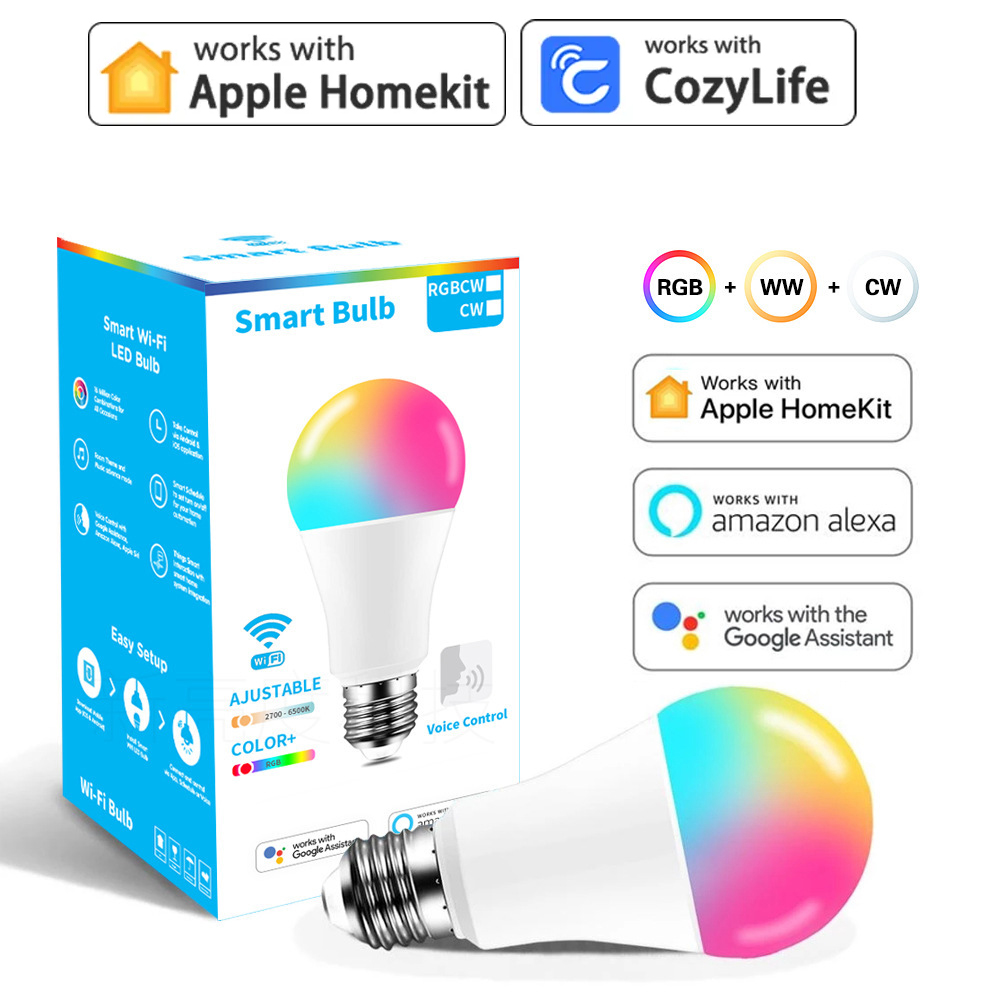 Alexa Compatible Bulb - 9W WiFi Homekit işık lambası E27