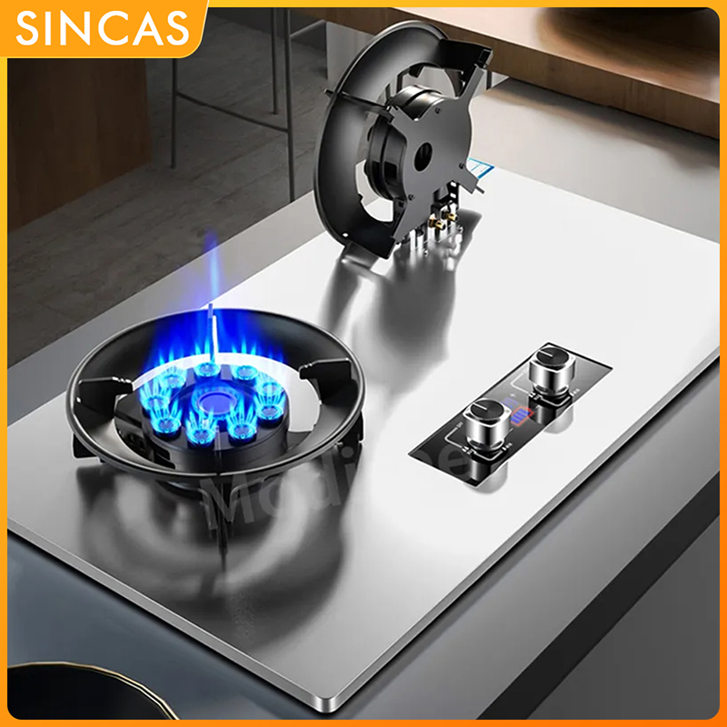 Smart Home Utensils - 8.5Kw Gaz Sobası Çift Ocak Ev