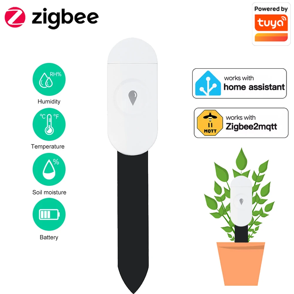 Smart Home Energy Monitor - Tuya Zigbee Sıcaklık Nem Nem Dedektörü