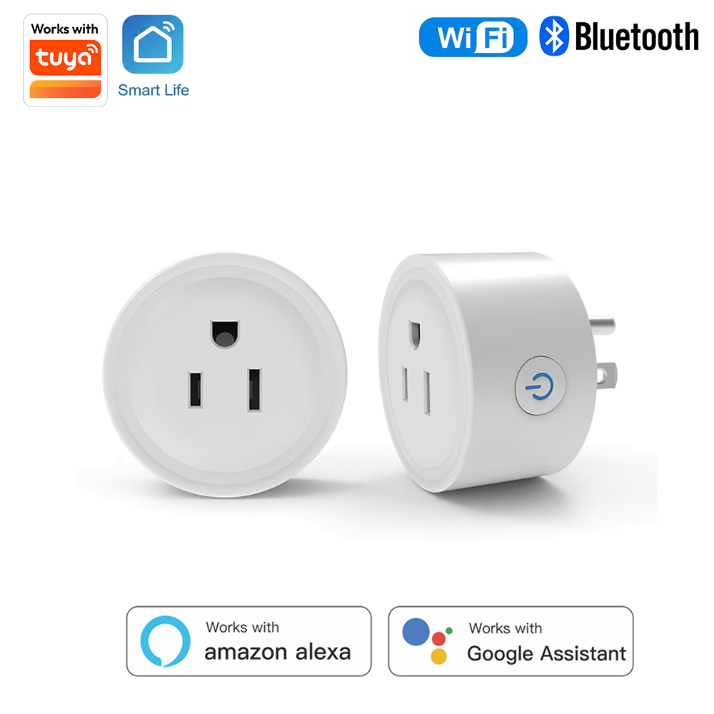 Smart Home Networking - Tuya ABD Standartlarında 10A Akıllı Yuvarlak