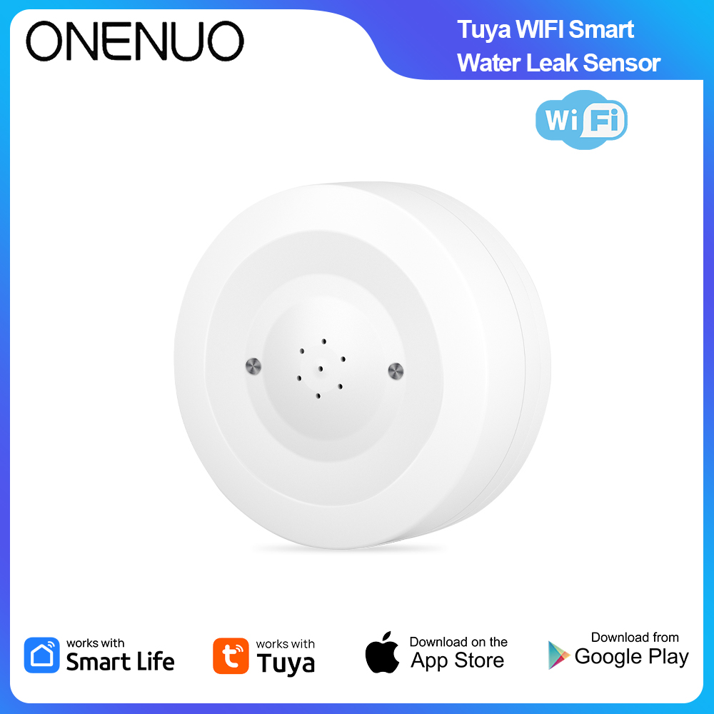 Wifi Water Leak Detector - ONENUO WiFi Tuya Su Kaçak Sensörü