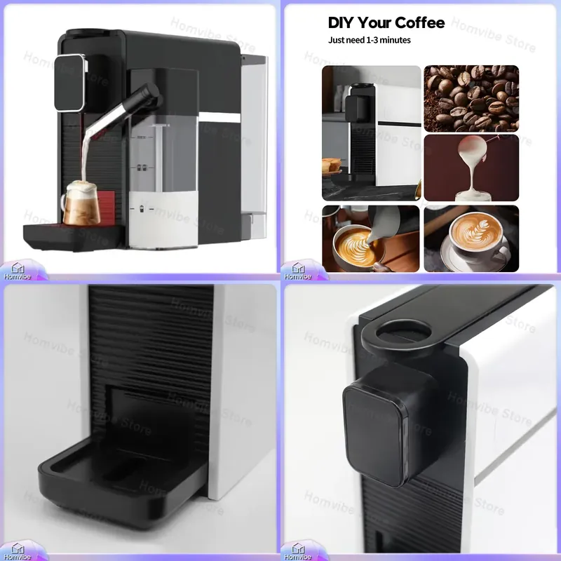 Smart Home Office - Akıllı Taşınabilir Espresso ve Süt Köpürtücü