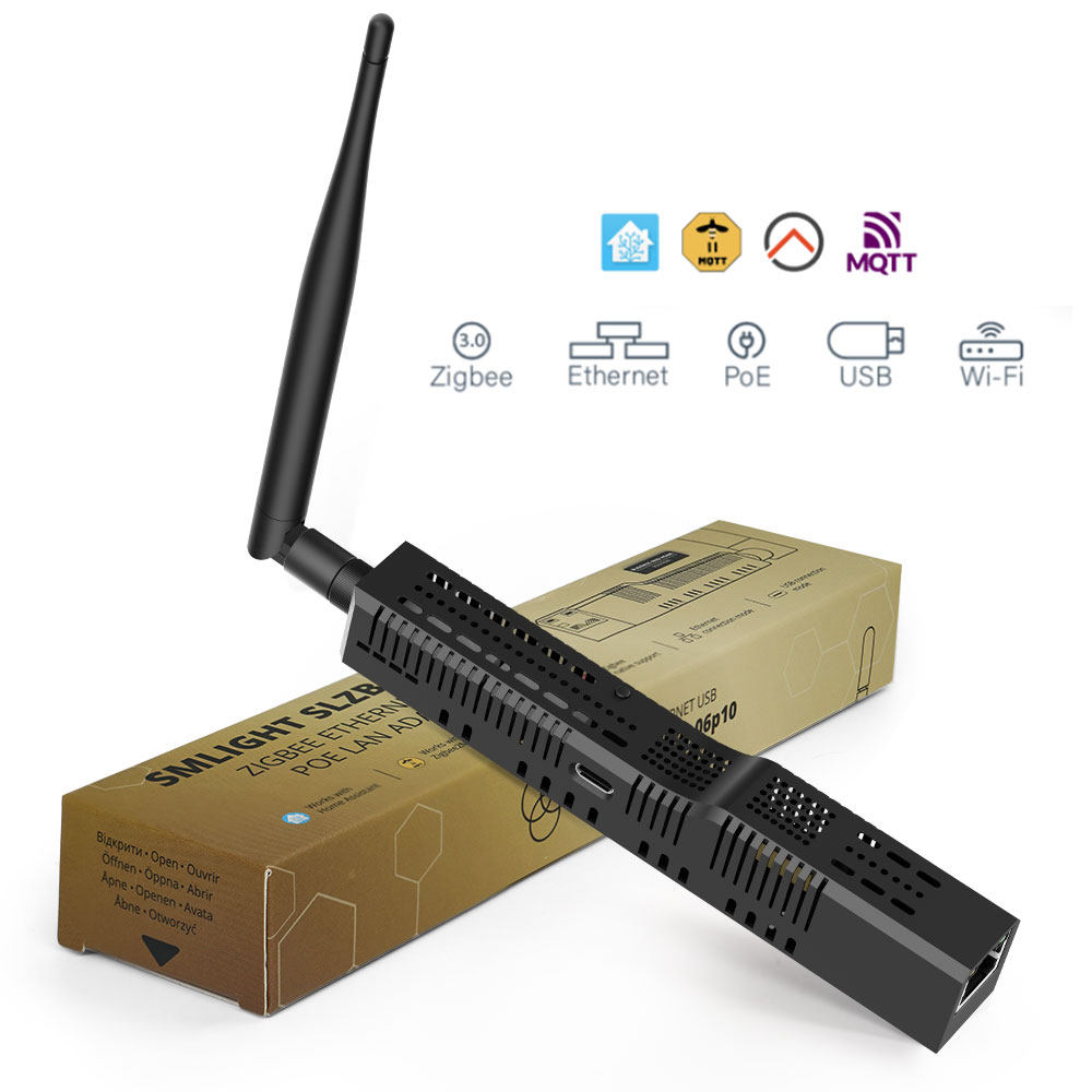 Zigbee Gateway - SMLIGHT SLZB-06P10 Zigbee 3.0 - Ethernet,