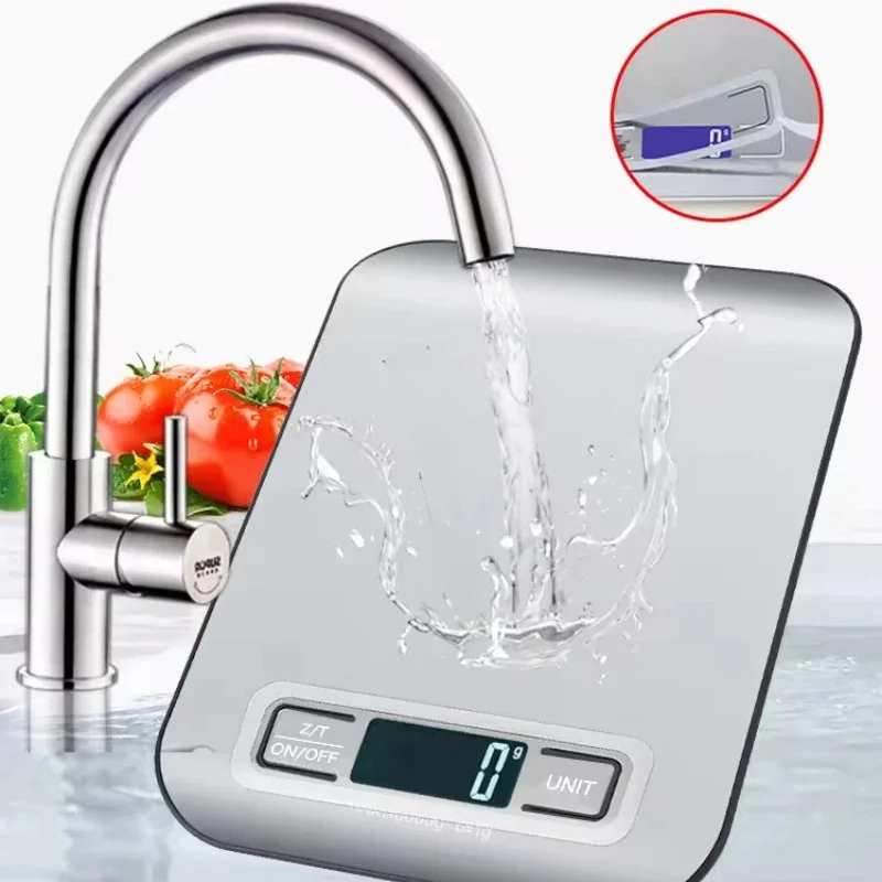 Smart Home Utensils - Dijital Mutfak Terazisi LED Ekran 5kg/1g