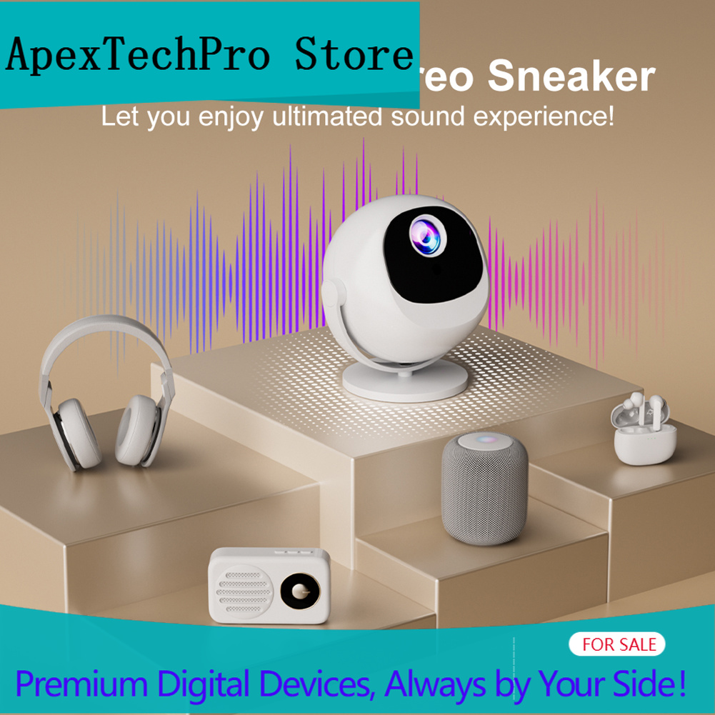 Smart Home Devices Images - ApexTP360 Derece Dönebilen Projektör Akıllı 5G
