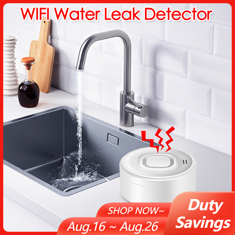 Wifi Water Leak Detector - Akıllı WIFI Su Kaçağı Dedektörü 100dB