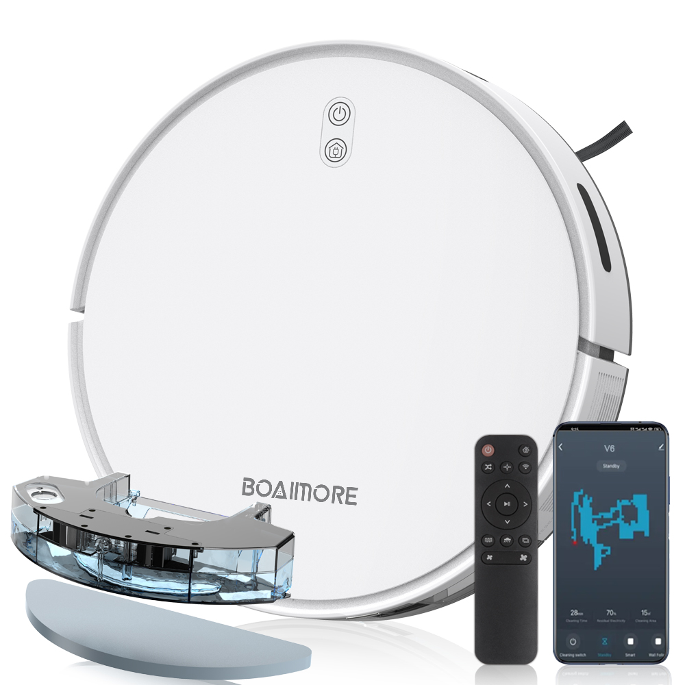 Vacuum Cleaner Smart Home - Robotlu Süpürge Kombinasyonu Paspas 6500PA Akıllı