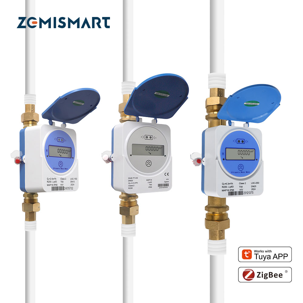 Smart Home Energy Monitor - Zemismart Zigbee Akıllı Ultrasonik Su Sayacı