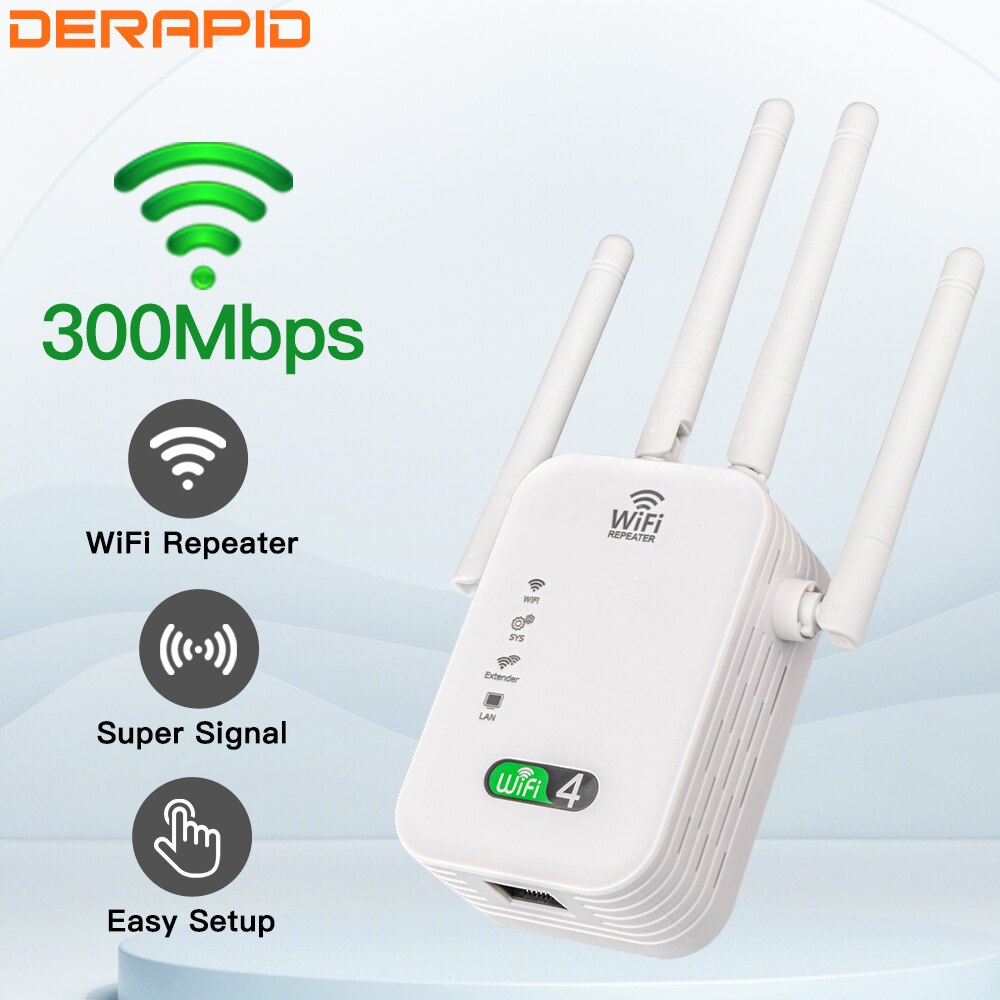 Smart Home Office - 300M WIFi Tekrarlayıcı Wi-Fi Amplifikatör 802.11N