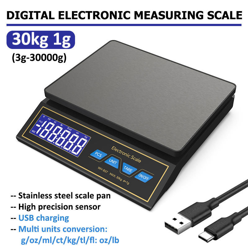 Smart Home Utensils - LCD Dijital Mutfak Terazisi 30 kg/1g