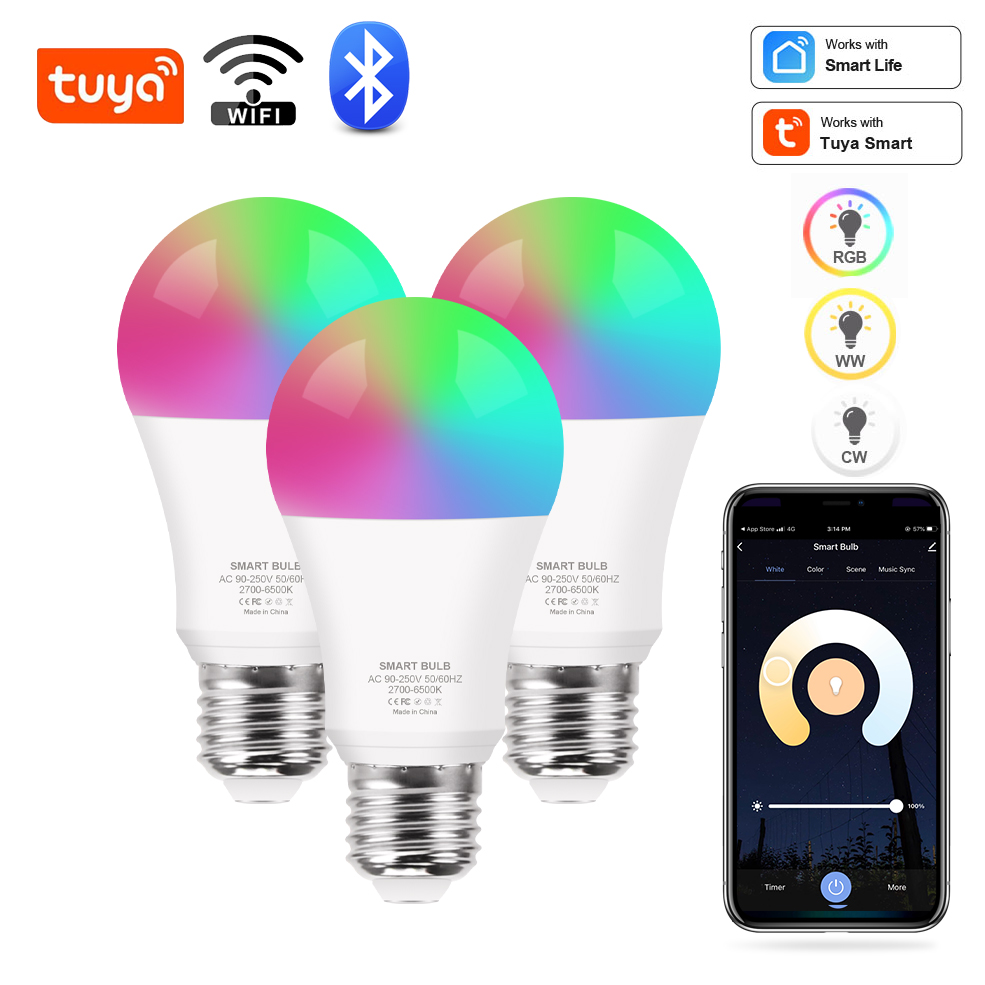 Alexa Compatible Bulb - Tuya Wifi/Bluetooth Akıllı Ampul Alexa Led