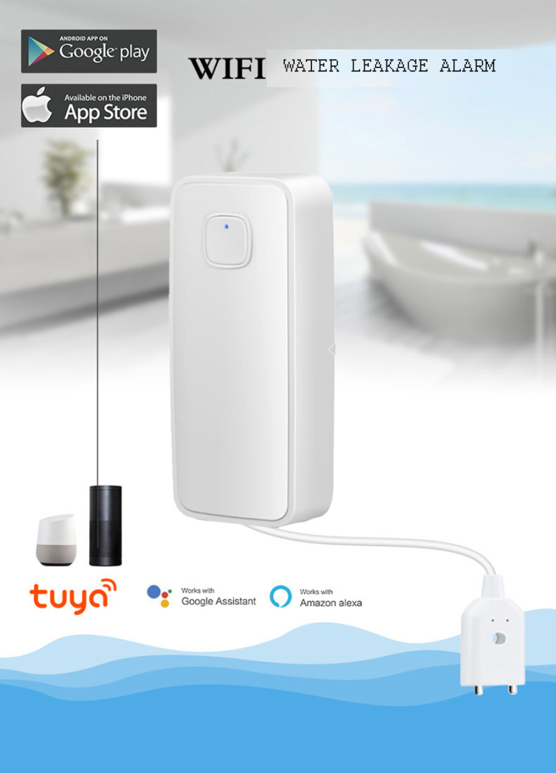 Su Alarm sensörü WiFi su kaçağ - Wifi Water Leak Detector incelemesi ve fiyatı