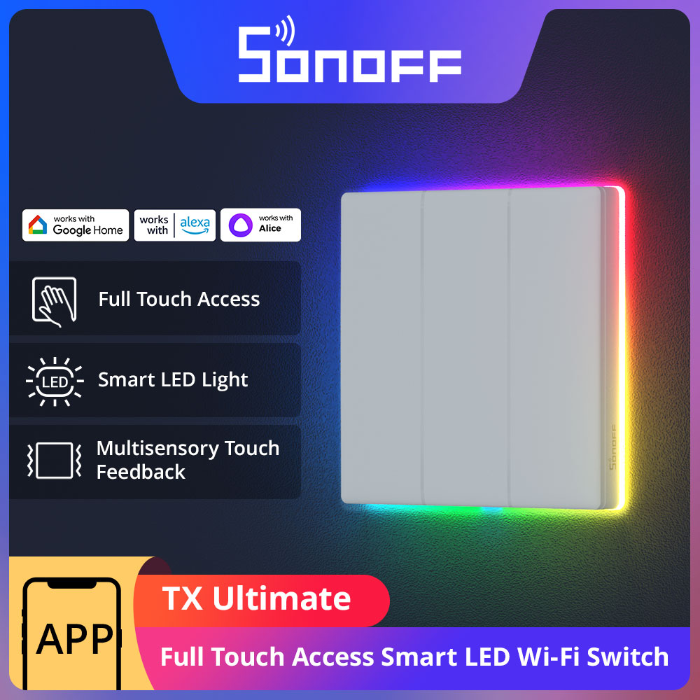 SONOFF TX Ultimate akıllı WiFi - Alexa Compatible Bulb incelemesi ve fiyatı
