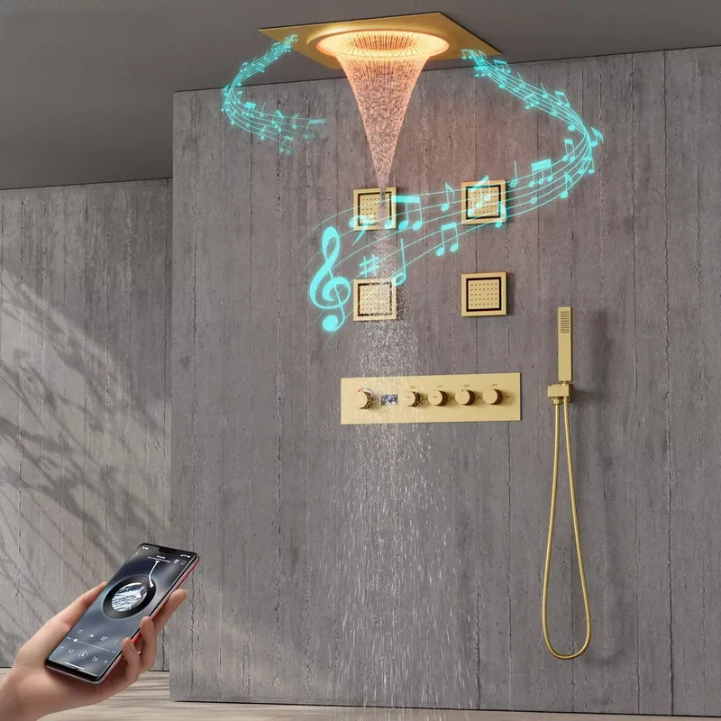 Akıllı LED Duş Seti Banyo Müzi - Smart Home Hotel incelemesi ve fiyatı