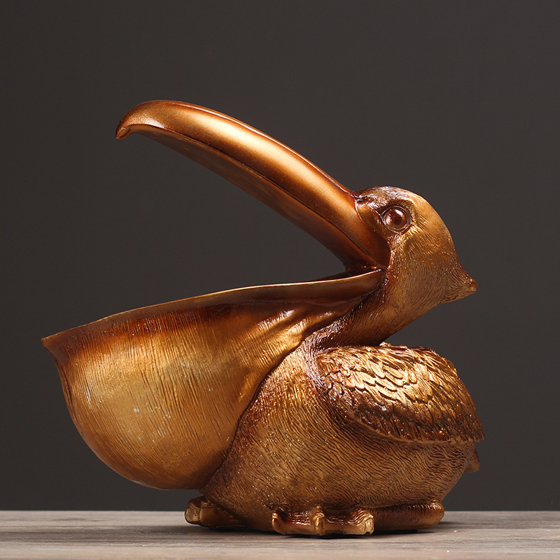 Pelican kuş figürlü süs Retro  - Smart Home Decor incelemesi ve fiyatı
