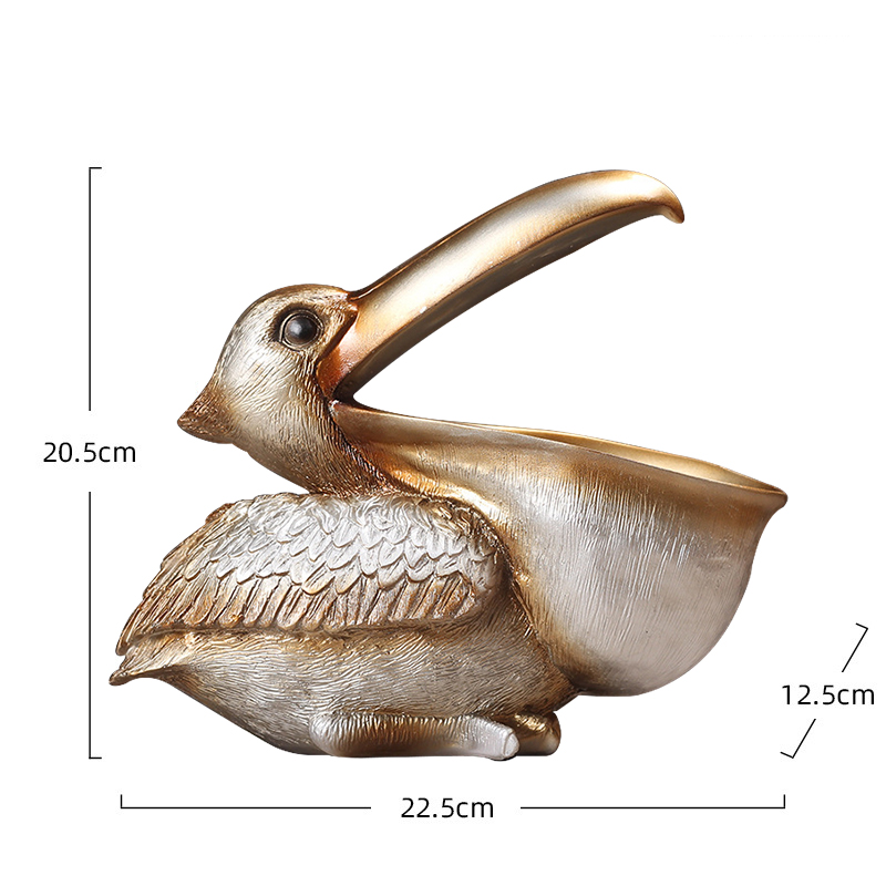 Pelican kuş figürlü süs Retro  - Smart Home Decor incelemesi ve fiyatı