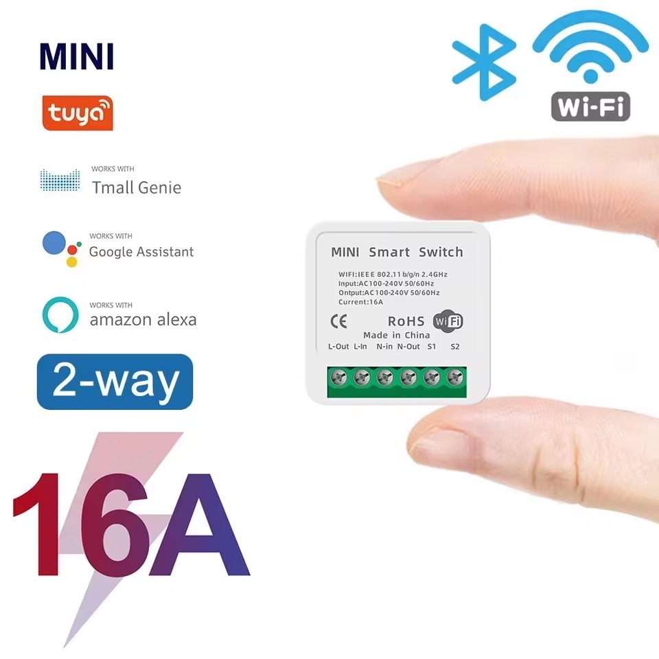 16A Tuya WiFi Akıllı Anahtar 2 - Smart Home Energy Monitor incelemesi ve fiyatı
