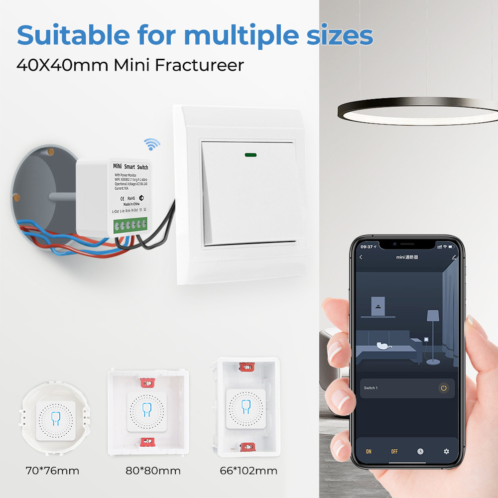 16A Tuya WiFi Akıllı Anahtar 2 - Smart Home Energy Monitor incelemesi ve fiyatı
