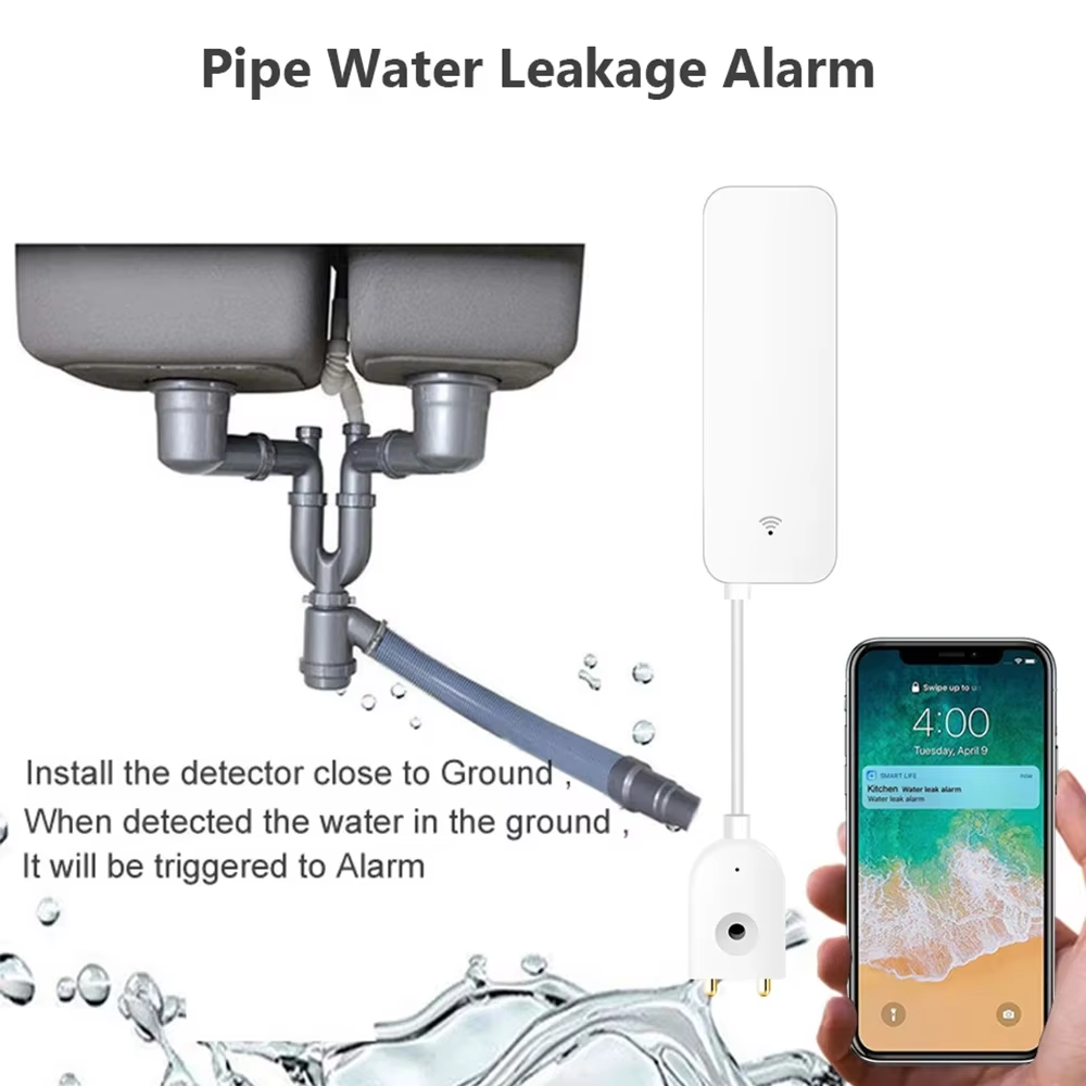 ZigBee WiFi Su Kaçak Sensörü S - Wifi Water Leak Detector incelemesi ve fiyatı