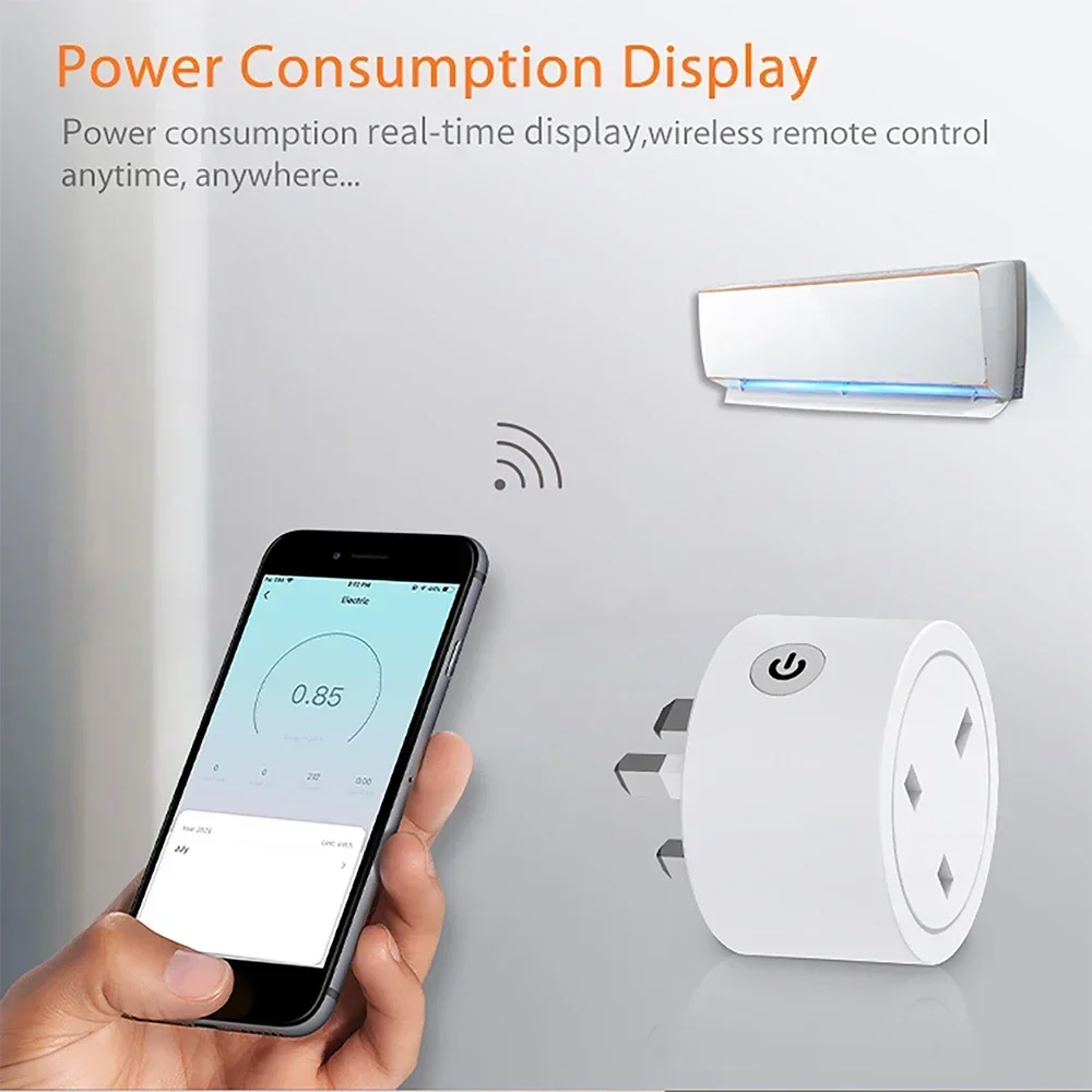 Zigbee Akıllı Priz 16A İngiliz - Smart Home Energy Monitor incelemesi ve fiyatı