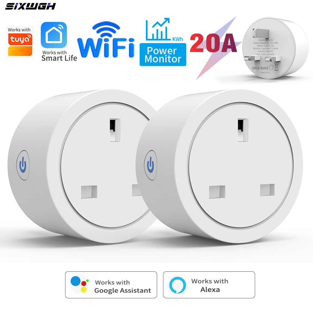20A Tuya WiFi Akıllı İngiliz P - Smart Home Energy Monitor incelemesi ve fiyatı