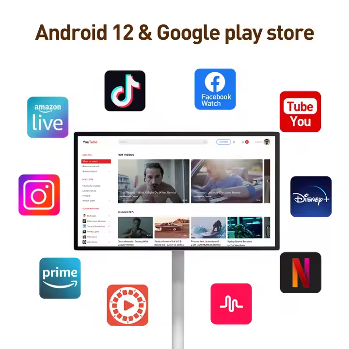 24 İnç Android 12 Taşınabilir  - Smart Home Office incelemesi ve fiyatı