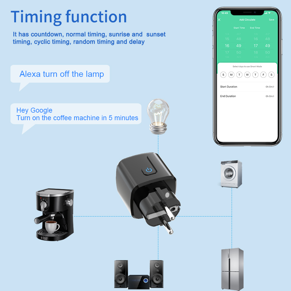 Tuya Akıllı Priz WiFi Uzaktan  - Smart Home Networking incelemesi ve fiyatı