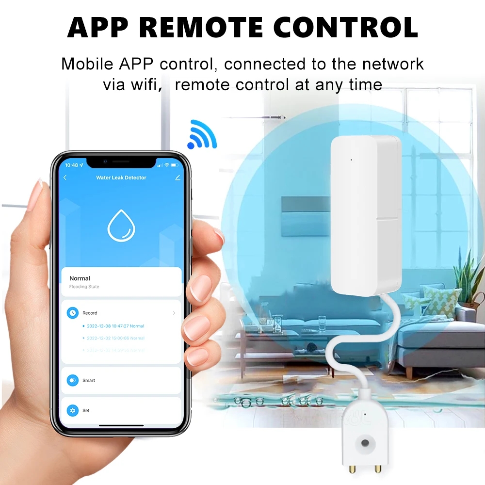 Tuya WiFi akıllı su kaçak sens - Wifi Water Leak Detector incelemesi ve fiyatı