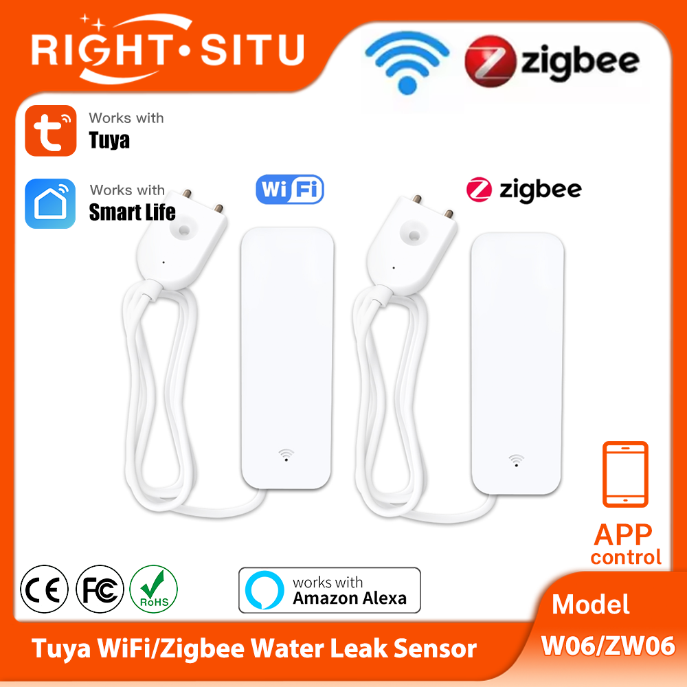 Tuya WiFi Zigbee Su Sensörü Ak - Wifi Water Leak Detector incelemesi ve fiyatı