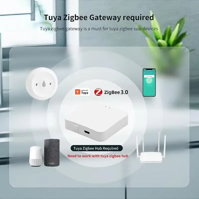 Tuya ZigBee 3.0 Akıllı Su Kaça - Smart Home Zigbee 3.0 incelemesi ve fiyatı