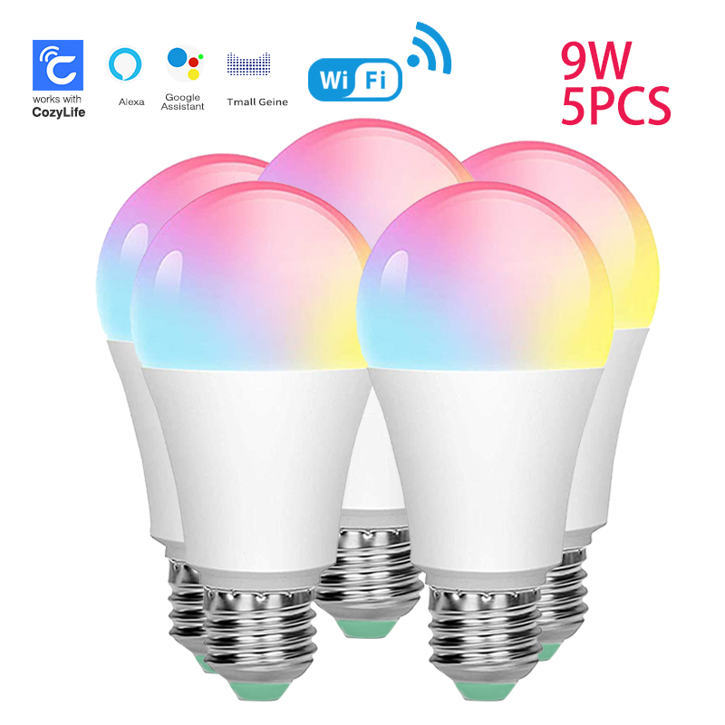SIXWGH E27 ampul WiFi 9W akıll - Alexa Compatible Bulb incelemesi ve fiyatı