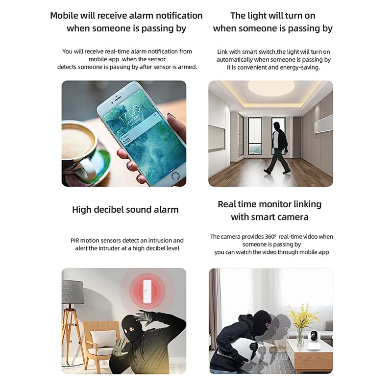 Tuya WiFi Zigbee PIR hareket s - Smart Home Networking incelemesi ve fiyatı