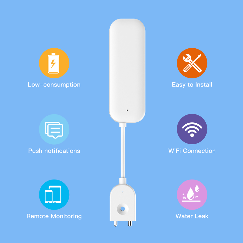 Tuya WiFi ZigBee Su Sensörü Ka - Wifi Water Leak Detector incelemesi ve fiyatı