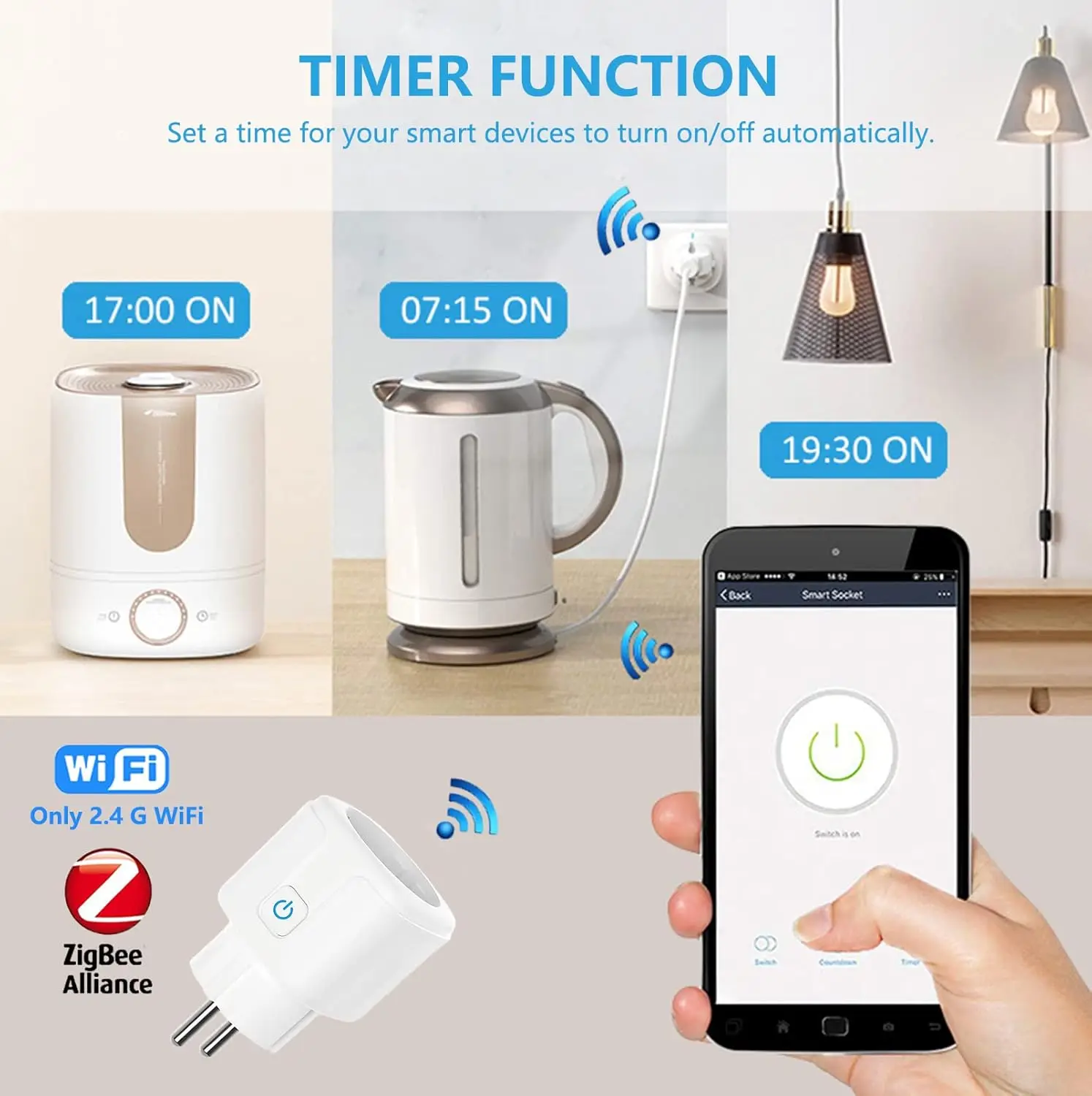 ZigBee EU Plug 16A/20A Akıllı  - Smart Home Energy Monitor incelemesi ve fiyatı