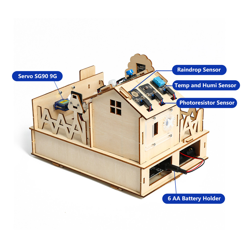 Acearduino DIY akıllı ev kiti  - Smart Home Keyestudio incelemesi ve fiyatı