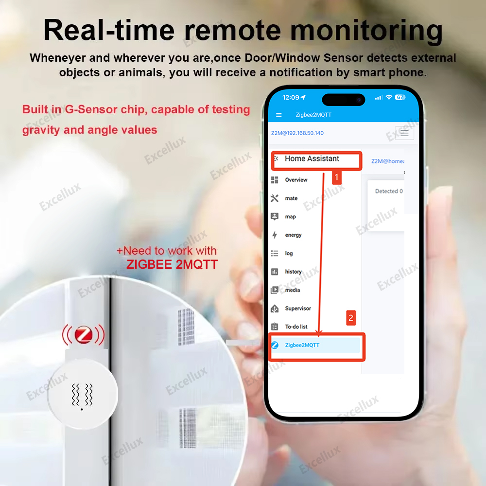 Zigbee 3.0 Akıllı Titreşim Sen - Smart Home Zigbee 3.0 incelemesi ve fiyatı