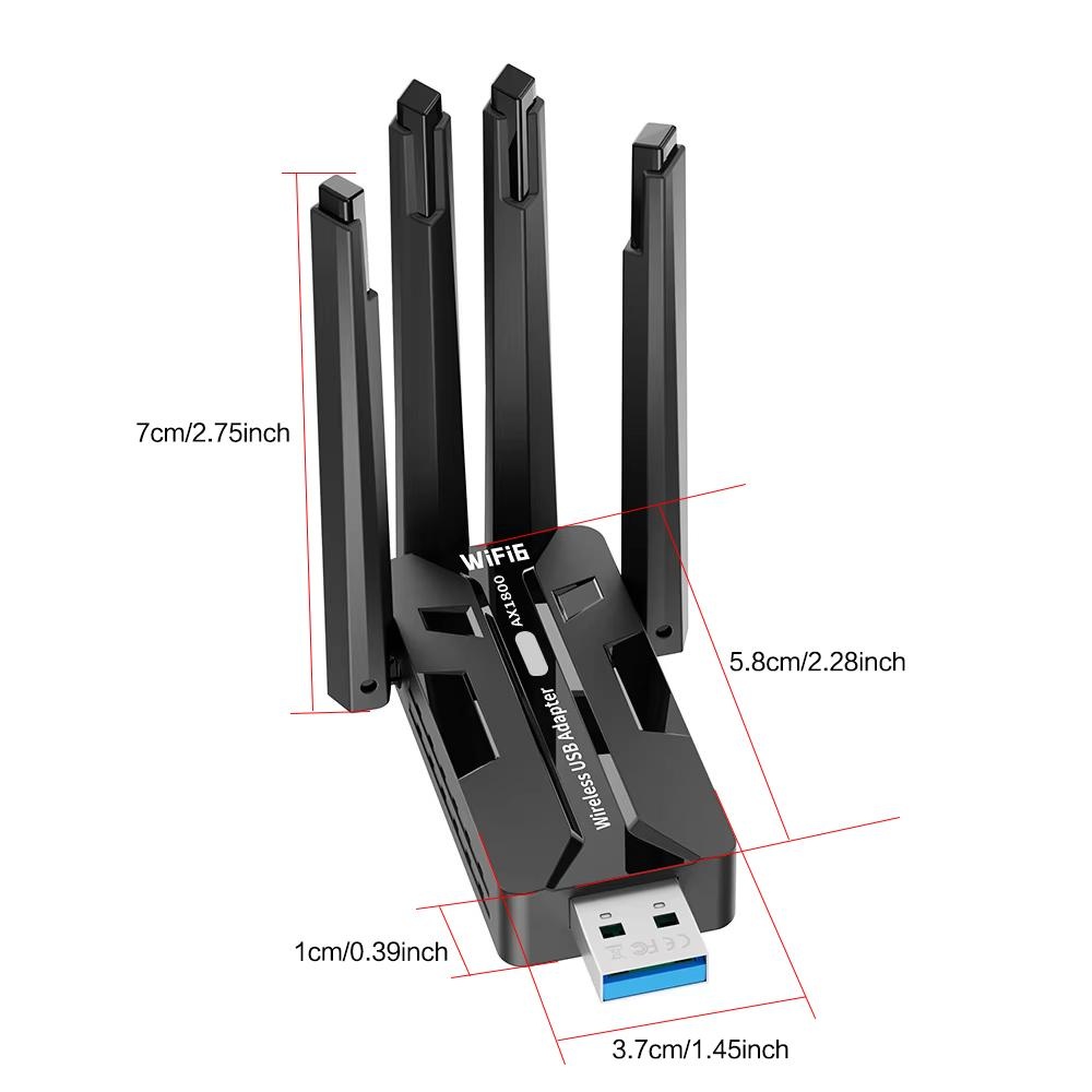 WiFi 6 USB 3.0 Adaptör 1800 Mb - Smart Home For Pc incelemesi ve fiyatı