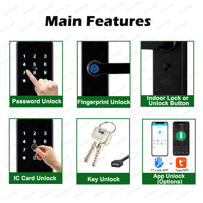 RAYKUBE K8 Akıllı Kapı Kilidi  - Smart Home Keyestudio incelemesi ve fiyatı