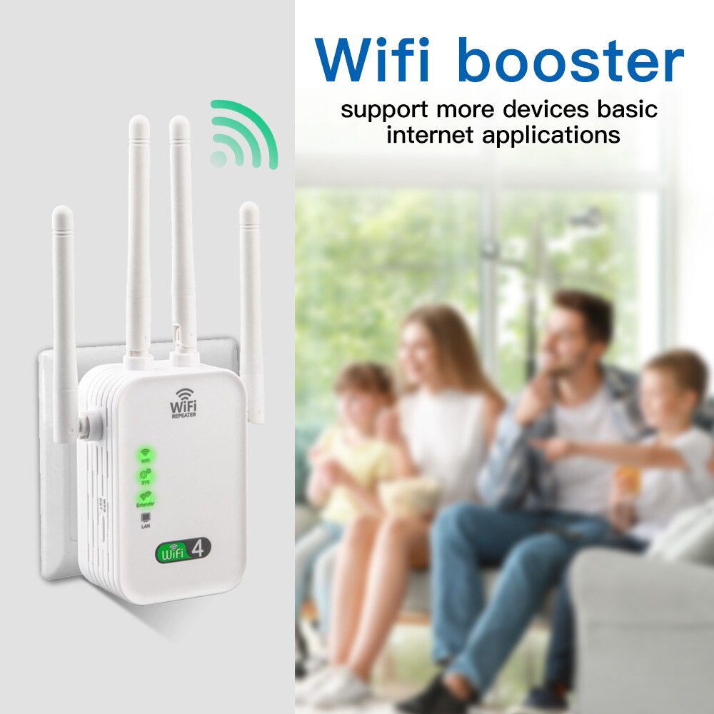 300M WIFi Tekrarlayıcı Wi-Fi A - Smart Home Office incelemesi ve fiyatı