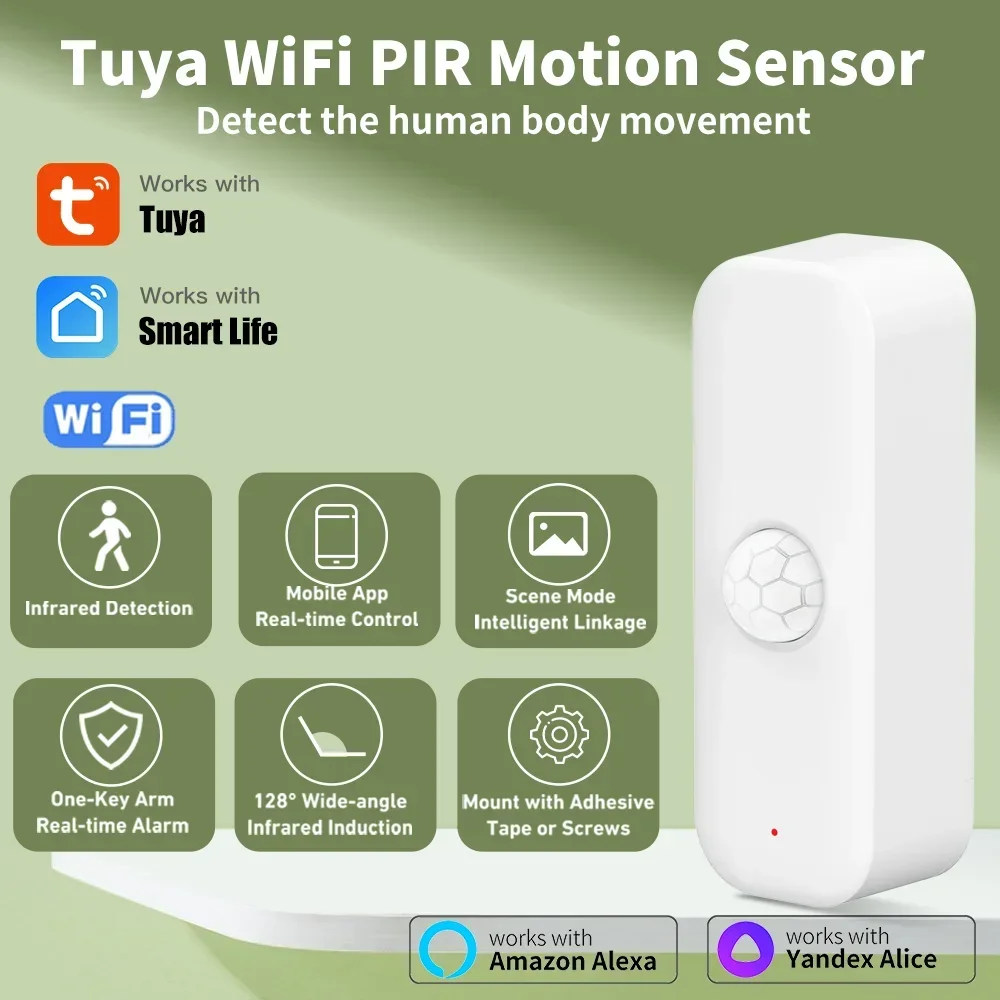 Tuya WiFI Hareket Sensörü PIR  - Smart Home Networking incelemesi ve fiyatı